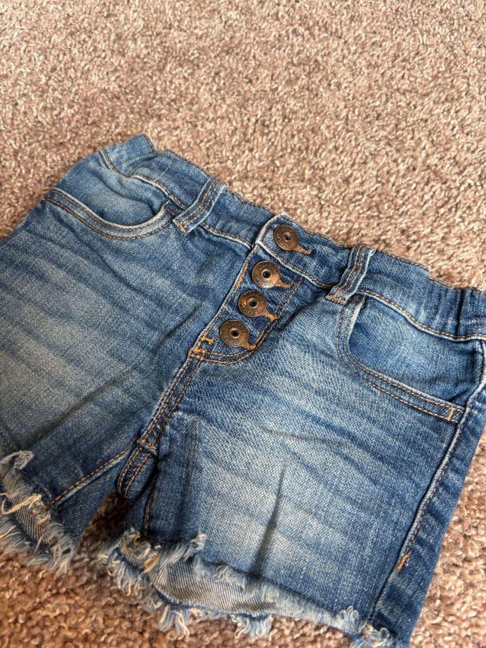 Old Navy Toddler 2T Denim Cut-Off Shorts Button-Fly
